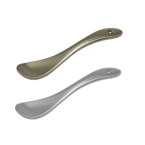 VICASKY 3 Stück Kosmetikspatel Teiliges aus Zinklegierung Gesichtscreme Löffel für Hautpflege Leichtes Langlebiges Hautpflege Tool zum Präzisen Auftragen und Mischen von Masken Lotionen von VICASKY