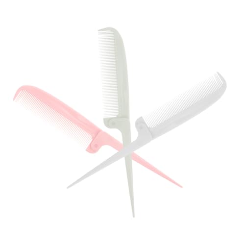 VICASKY 3 Stück Shampoo-kamm Haar Pflücken Haare Für Frauen Rattenschwanzkamm Haarstyling -werkzeuge Rattenschwanzkämme Zum Abschied Rattenschwanzkämme Lose Kämme Für Frauen Plastik von VICASKY