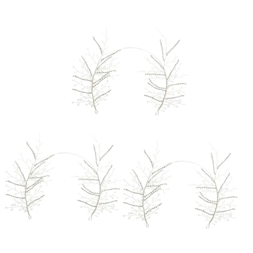 VICASKY 3 Stück Silbernes Strass Haarband Brautdiadem Handgefertigt mit Funkelnden Kristallen Leicht zu Befestigen Festlich für Braut Brautjungfern Hochzeiten Partys Jubiläen und Besondere von VICASKY