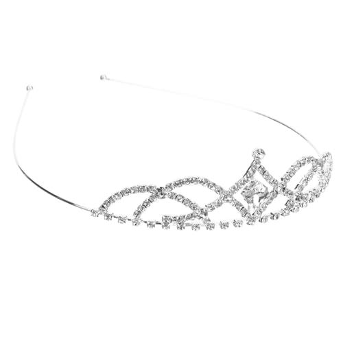 VICASKY 3 Stück Strass Brautkrone Damen Tiara Hochzeit Haarschmuck mit Funkelnden Kristallen Eleganter Mädchen Haarschmuck für Festliche Anlässe Geburtstag Weihnachten von VICASKY