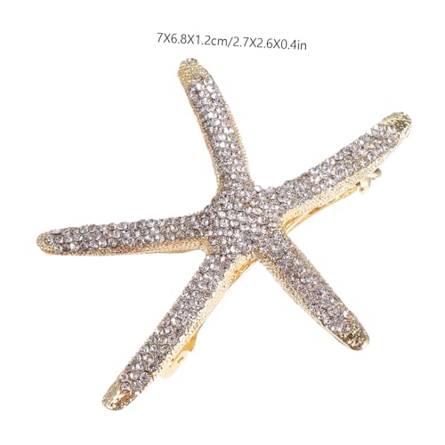 VICASKY 3 Stück Teiliges Alloy Haarklammern mit Strasssteinen Stilvolle Haarnadeln für Damen und Mädchen Modische Glänzende Haarspangen für Alltag und Festtagsfrisuren Goldfarben von VICASKY
