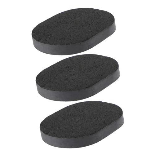 VICASKY 3 Stück Teiliges Gesichtsreinigungsschwämme aus Bambuskohle Dichte Hautfreundliche Make Up Entferner Schwämme mit Aufbewahrungsbox Sanfte Porentiefe Reinigung von VICASKY