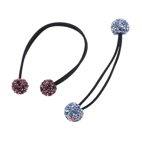 VICASKY 3stücke Strass Haarband Glitzernd Elastische Damen Haarring Pferdeschwanzhalter Scrunchies Für Mädchen Mode Haar Krawatte Für Kleid von VICASKY