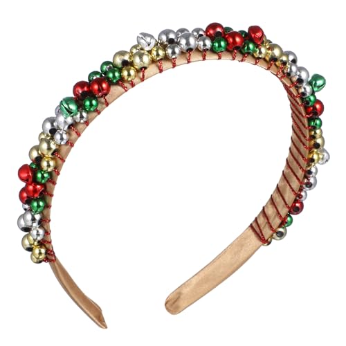 VICASKY 3 Stück Teiliges Glocken Haarband Farbenfrohe Weihnachts Haarreifen für und Leichte Haarschmuck Accessoires mit Feinem Design Komfortabel und Langlebig für Festliche Fotos und von VICASKY