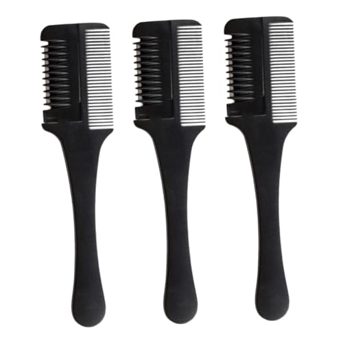 VICASKY 3 Stück Teiliges Haarschneider Set DIY Haarschneidekämme für Präzises Haarstyling zu Hause für Friseure und Männer mit Sicherer Klinge für Einfaches Schneiden und Formen VICASKY 3 Stück Teiliges Haarschneider Set DIY Haarschneidekämme für Präzises Haarstyling zu Hause für Friseure und Männer mit Sicherer Klinge für Einfaches Schneiden und Formen von VICASKY