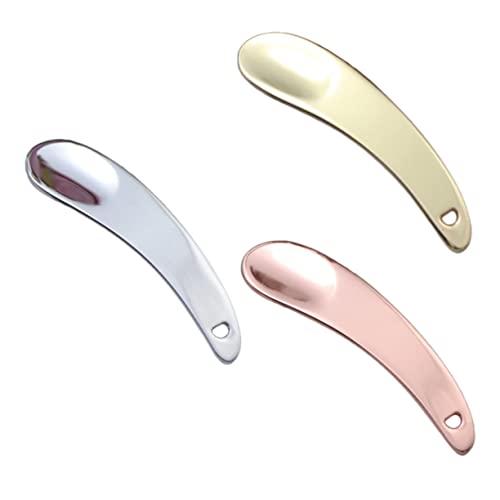VICASKY 3 Stück Teiliges Kosmetikspatel aus Zinklegierung Langlebige Kompakte Löffel für Augencreme und Make Up Praktische Anwendung für Saubere Entnahme und Diy Kosmetikpflege von VICASKY
