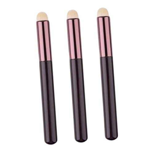 VICASKY 3 Stück Teiliges Lippen Concealer pinselset Multifunktionale Schminkpinsel für Präzises Auftragen von Lippenstift Concealer und Lidschatten Langlebige Tragbare Make up Werkzeuge von VICASKY