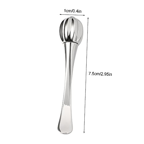 VICASKY 3 Stück Teiliges Metall Augencreme mit Glatter Oberfläche Fördert Blutzirkulation und Entspannung Vielseitig als Eye Stick und Gesichtsmasken Löffel Einfache Zufällige Farbe von VICASKY