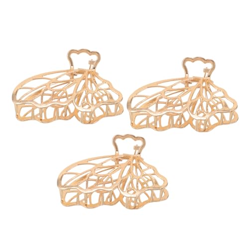 VICASKY 3 Stück Teiliges Schmetterlings Haarklammern aus Stilvolle Haarspangen für Frauen Vielseitiger Haarschmuck zur Pferdeschwanz Halterung und Voluminösen Frisuren Geeignet für Alltag von VICASKY