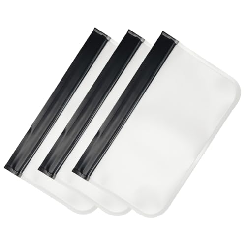 VICASKY 3 Stück Teiliges Transparente wasserdichte Kosmetiktaschen aus Peva Praktische Reise Make Up Beutel mit Verschluss Kompakte Kulturbeutel für Damen und Unterwegs VICASKY 3 Stück Teiliges Transparente wasserdichte Kosmetiktaschen aus Peva Praktische Reise Make Up Beutel mit Verschluss Kompakte Kulturbeutel für Damen und Unterwegs von VICASKY