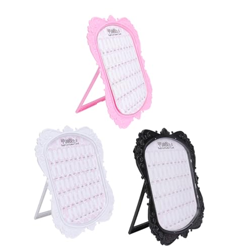 VICASKY 3 Stücke Nagel Werkzeuge Nagel Farbe Display Bücher Langlebiges Abs Material Leicht Maniküre Anzeigetafel für Künstliche Nägel von VICASKY