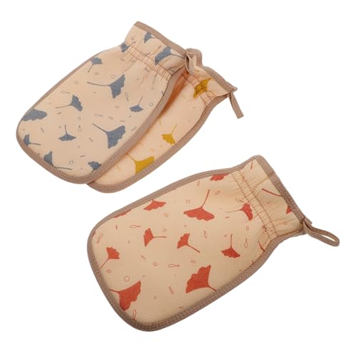 VICASKY 3stücke Bad-handschuhe Doppelseitige Peeling-waschlappen Reichhaltige Schaum-badetücher Für Körperpflege Für Zuhause Camping Und Reisen von VICASKY