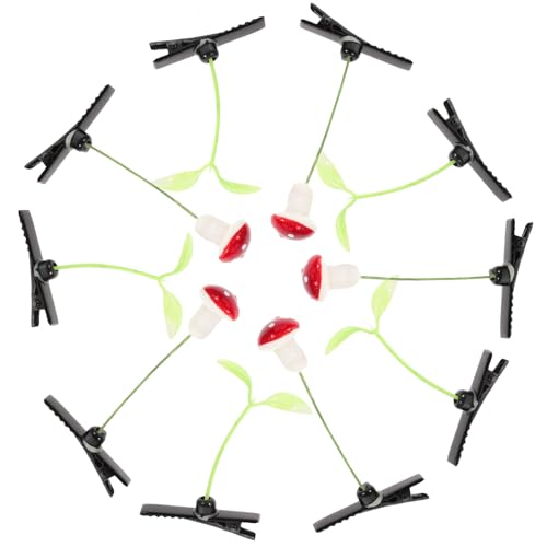 VICASKY 30 Stck. Teiliges Haarschmuck für Damen und Mädchen Sprout Grass Haarspangen aus Robustem PE Material Dekorative Blumen Designs Zufällige Muster Modische Haarpins für Alltag und von VICASKY