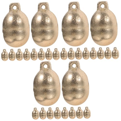 VICASKY 30 Stk Haustier Glocke kuscheltier süß lovely pets decorum Welpenhalsband Glöckchen für Hundehalsbänder dekorative Katzenglocken Multifunktion die Klingel kupferne Glocke Zubehör von VICASKY