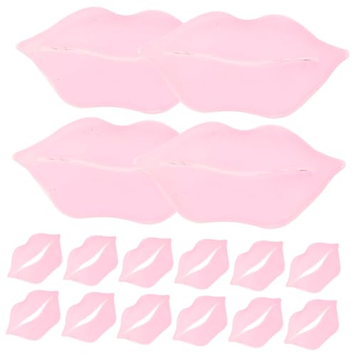 VICASKY 30 Stück Teiliges Lippenpflege Gel Pads Exfolierende Feuchtigkeitsspendende Tragbare Lippenmasken für Trockene Lippen Sanfte Hydratation und Pflege für Frauen Unterwegs von VICASKY