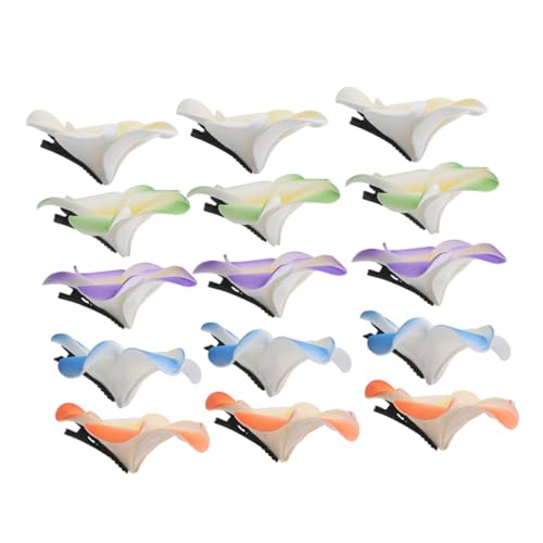 VICASKY 30stücke Hawaii-plumeria-blumenclips Leichter Haarschmuck Mit Tropischen Blumen Für Damen Strandurlaube Und Themenpartys Haarclips Mit Robustem Clip-mechanismus von VICASKY