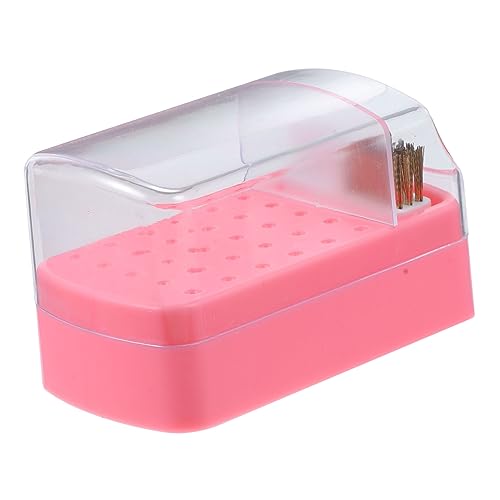 VICASKY 30löcher Nagelbohrer Aufbewahrungsbox Mit Reinigungsetui Nagelbohrer Organizer Für Maniküre-werkzeuge Tragbar Und Ergonomisches Design Für Salon Und Heimgebrauch von VICASKY