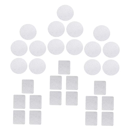 VICASKY 30Stücke Metallaufkleber Für Lidschattenpaletten Leere DIY Lidschattenpalette Aufkleber Runde Und Quadratische Zubehör Für Make Up von VICASKY