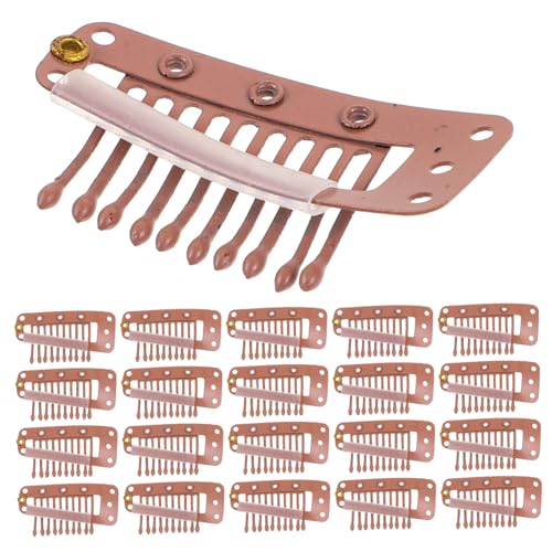 VICASKY 30stücke Wigg Clips Metall Haarverlängerungen Fixierclips Für Frauen Unauffällige Steckklemmen Mit Mehrzahn-design Für Sicheren Und Einfache Anwendung von VICASKY