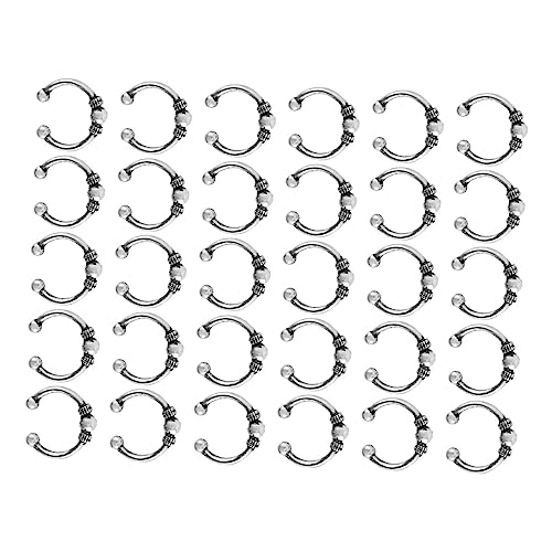 VICASKY 30stücke Haarnadeln Für Haarzöpfe Ringe Metall Dreadlocks Ringe Dekorative Haarmanschetten Diy Haar Dekorationen Haar Ornament Für Partys Und Hochzeiten von VICASKY