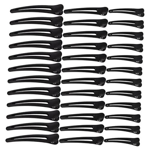 VICASKY 36 Stck Teiliges Schwarze Haarklammern aus Robustem Leichte Rutschfeste Styling clips für Frauen und Mädchen für Alltag und Friseure Fester Griff mit Haarschutz von VICASKY