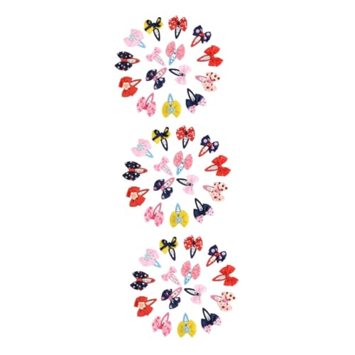 VICASKY 36stücke Haarspangen Für Mädchen Bunte Haarclips Mit Schleifen Für Stilvolle Haarschmuck-accessoires Zufällige Designs von VICASKY