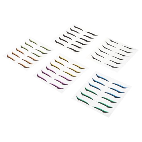 VICASKY 36Paare Doppelte Augenlidstreifen Mit Glitzer Selbstklebende Eyeliner Aufkleber Für Natürliche Augenlid Für Leicht Anzuwenden Und Unsichtbar von VICASKY