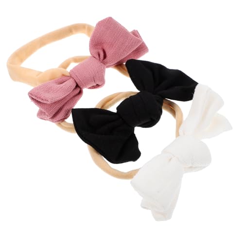 VICASKY 3St Baby-Stirnband baby stirnbänder hair accessories for girls Haarband Haargummis Schleifen-Stirnband für Kleinkinder Schleife-Stirnband Sanft Haarschmuck Kleine von VICASKY