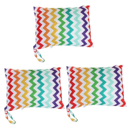 VICASKY 3St Regenbogen Geldbörsenanhänger Biene Babywindeltasche Die kleinsten Spielzeuge der Welt windelbeutel Diaper Bag Doppelter Reißverschluss Wickeltasche für Kleinkinder von VICASKY