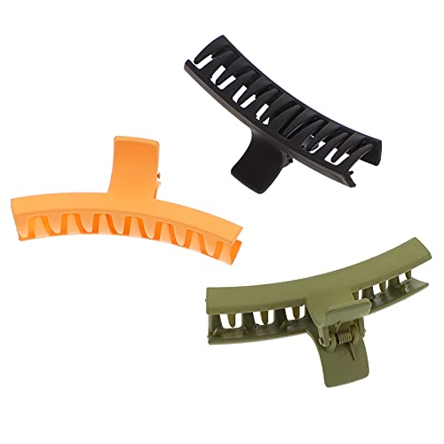 VICASKY 3stücke Acryl Haarspange Frauen Große Haar Klaue Klemmen Haarklammer Kieferklammer Langlebig Und Robust Für Täglichen Gebrauch von VICASKY