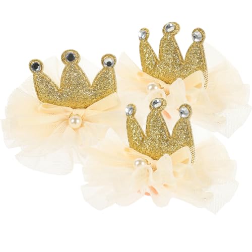 VICASKY 3stücke Mädchen Krone Haarstecker Haarspange Haarschmuck Für Geburtstag Weihnachten Festankunft von VICASKY