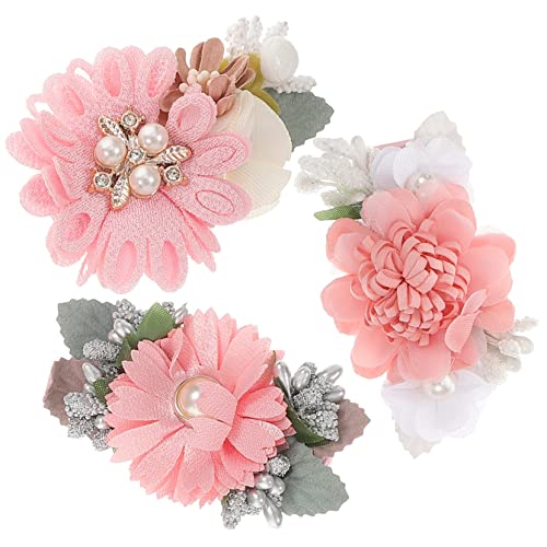 VICASKY 3st Haarspange Goody Haarspangen Für Frauen Haarschmuck Für Kleine Mädchen Kleine Haarspangen Für Rosa Haarspangen Haar Blumen Kleinkind Geschenk Stirnband Wild Metall Baby von VICASKY