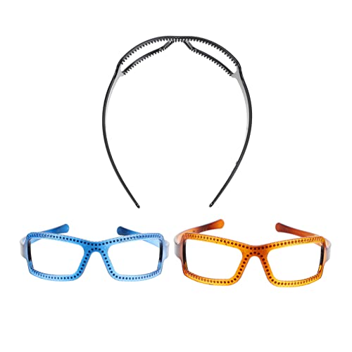 VICASKY 3stücke Damen Stirnband Zum Waschen Gesichts Kopfbekleidung Brillen Stilvolles Kopfdekor Langlebiges Kopfdekor Zartes Stirnband Kopfbekleidung Für Weibliche Brillen von VICASKY