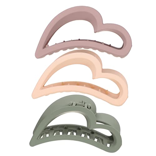 VICASKY 3stücke Herz-haarklammern Für Langes Haar Haarklammern Für Frauen Herz-clip Aus Hochwertigem Material Rutschfeste Starke Halten Für Unterschiedliche Styling-bedürfnisse von VICASKY
