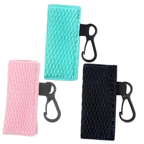 VICASKY 3stücke Knitted Lip Balm Sleeve Tragbarer Lippenstifthalter Mit Schlüsselanhänger Für Reisen Outdoor-aktivitäten Und Schützt Lippenpflegeprodukte Und Sorgt Für Einfachen von VICASKY