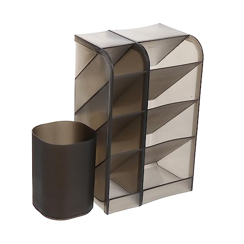 VICASKY 3stücke Kosmetikpinsel-eimer Make-up-werkzeughalter Organisation Schräges Einsatzdesign Kosmetikpinsel-organizer Make-up-pinsel-eimer von VICASKY