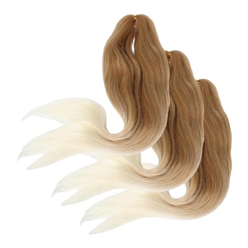 VICASKY 3stücke Lange Haarverlängerungen Aus Synthetischem Material Weich Und Realistisch Vorab Gestreckt Für Frauen Zum Flechten Geeignet von VICASKY