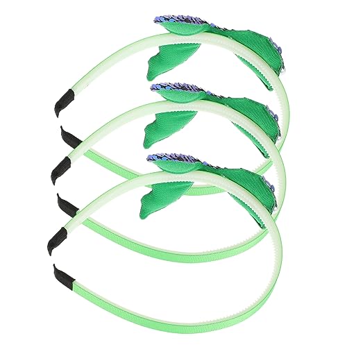 VICASKY 3stücke Meerjungfrauen Stirnband Für Mädchen Mit Pailletten-design Haarschmuck Meerjungfrau Kopfschmuck Für Junge Mädchen Partys Und Hochzeiten von VICASKY