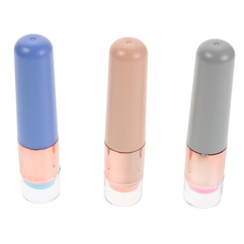 VICASKY 3stücke Silikon-nagelbürste Wiederverwendbarer Manikürewerkzeug-applikator Tragbarer Farbverlauf-nagelpinsel Für Diy-nageldesign Nailart-stempel Silikonpinsel Manikürebürste von VICASKY