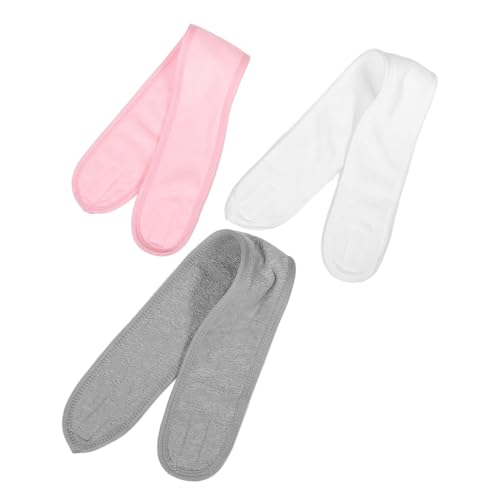 VICASKY 3stücke Stirnband Aus Stoff Mit Verstellbarem Design Für Spa Und Sport Doppelschichtiger Schutz Gegen Wasser Und Make-up Atmungsaktiv Und Einfach Zu Reinigen von VICASKY