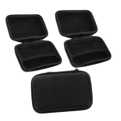 VICASKY 3stücke Taschenbeutel Kompaktes Etui Mit Reißverschluss Kleiner Beutel Für Organizer Für Nailart-zubehör Make-up-tasche Für Nailart Reisenetui Für Wimpern Pinzettenetui von VICASKY