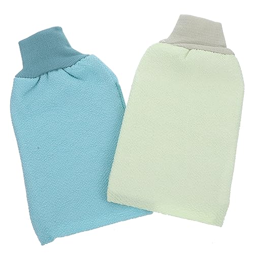 VICASKY 3stücke Teiliges Peelinghandschuhe Aus Doppelseitige Körper Und Gesichtspeeling Handschuhe Für Sanfte Exfoliation Im Bad Sauna Oder Spa Für Männer Und Frauen von VICASKY