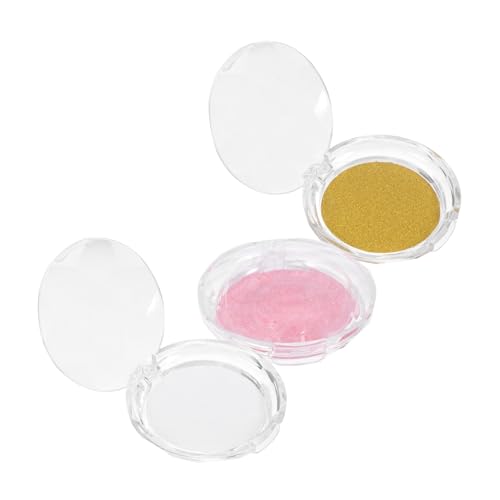 VICASKY 3stücke Teiliges Wimpern Aufbewahrungsboxen Transparente Kosmetikbehälter Mit Glitzerboden Für Falsche Wimpern Für Reisen Und Organisation Für Und Mädchen von VICASKY