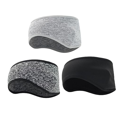 VICASKY 3stücke Wickel Stirnband Für Sport Und Winter Behebt Ohrenkälte Elastische Kopfschmuck Schutzhülle Für Damen Und Herren Warme Ohrenwärmer Ohrenschützer von VICASKY