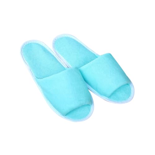 VICASKY 4 Paare Damen Einweg Faltbare Open Toe Hausschuhe Leicht Atmungsaktiv Reise Slipper Für Hotel Spa Gäste Komfortable Tragbare Schutzslipper Für Zuhause Und Unterwegs von VICASKY