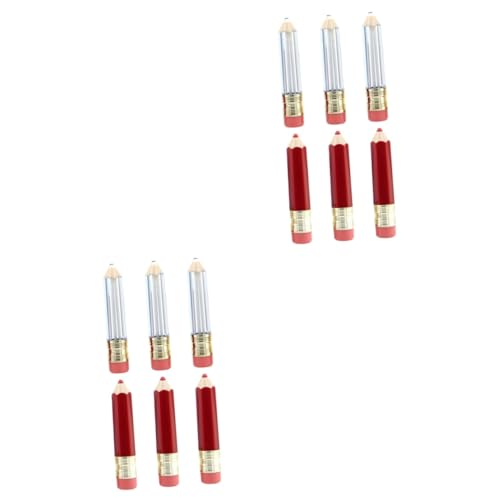 VICASKY 4 Sätze Diy Lip Gloss Hohlrohr Lippenfüller Glanz Flasche Schönheit Leckerer Lipgloss Probenbehälter Leere Lipgloss-tuben Lippenstifthalter Plastik 6 Stück * 4 von VICASKY