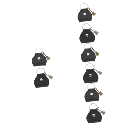 VICASKY 4 Sätze Guitar Pick Holder Aus Leder Teiliges Schlüsselanhänger Für Gitarristen Praktischer Organizer Für Plektren Für Täglichen Gebrauch Und Für Musikliebhaber 2 Stück * 4 von VICASKY