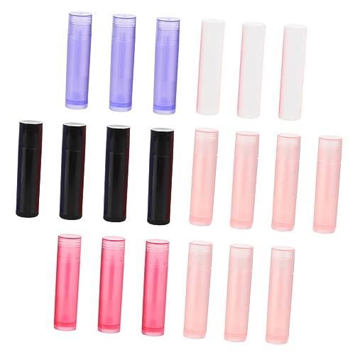 VICASKY 4 Sätze Leere Lippenbalsam Tuben Nachfüllbare Lip Gloss Behälter Für Diy Lippenpflege Für Lippencreme Und Lippenstift Kompakt Und Tragbar Bunten Farben 40 Stück * 4 von VICASKY