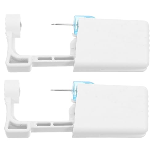 VICASKY 4 Sätze Teiliges Selbst Piercing Ohrlochstecher Kit Einweg Schmerzarmes Piercing Tool mit Sicherem Griff und Ohrsteckern Einfache Anwendung für Damen und Herren Hygienisch und von VICASKY