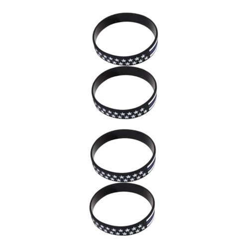 VICASKY 4 Stck. Amerikanisches Flaggenarmband aus Hochwertigem Material Patriotisches Kreatives Design für Frauen Männer für Unabhängigkeitstag Wahlkampf und DIY Dekoration VICASKY 4 Stck. Amerikanisches Flaggenarmband aus Hochwertigem Material Patriotisches Kreatives Design für Frauen Männer für Unabhängigkeitstag Wahlkampf und DIY Dekoration von VICASKY